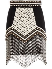 Elisabetta Franchi bead-embellished Miniskirt - at Farfetch